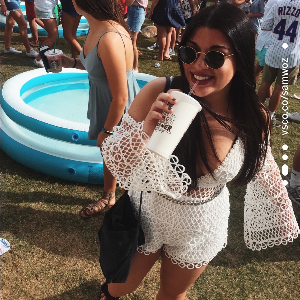 LF White Romper